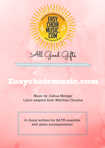 All Good Gifts (SATB)